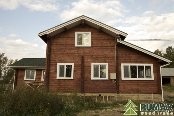 Image #5 of 8: Дом из профилированного бруса 210мм на 210мм